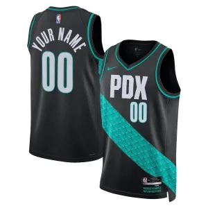 Nike Muški Dres Portland Trail Blazers Personalizacija City Edition 2025/26 Swingman Crna
