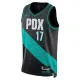 Nike Muški Dres Portland Trail Blazers Shaedon Sharpe City Edition 2025/26 Swingman Crna