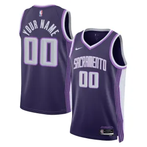Nike Muški Dres Sacramento Kings Personalizacija City Edition 2025/26 Swingman Ljubičasta