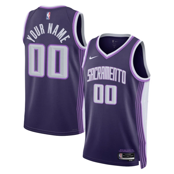 Nike Muški Dres Sacramento Kings Personalizacija City Edition 2025/26 Swingman Ljubičasta