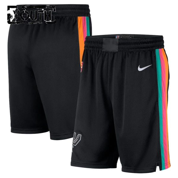 Nike Dječji Kratke Hlače San Antonio Spurs City Edition 2025/26 Swingman