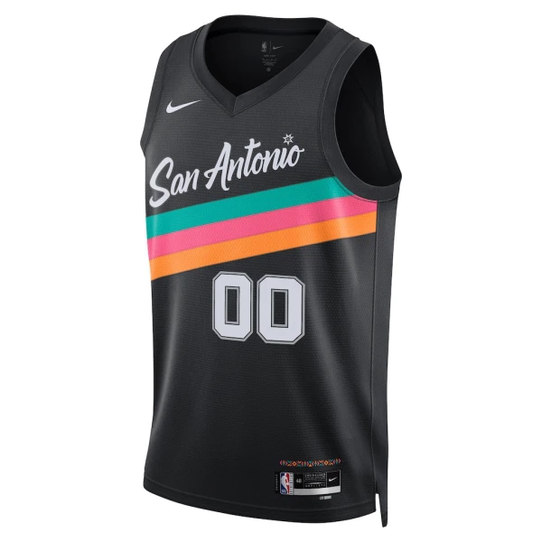 Nike Muški Dres San Antonio Spurs Personalizacija City Edition 2025/26 Swingman Crna