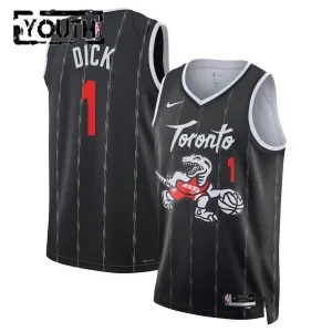 Nike Dječji Dres Toronto Raptors Grady Dick City Edition 2025/26 Swingman Crna