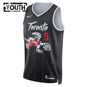 Nike Dječji Dres Toronto Raptors Immanuel Quickley City Edition 2025/26 Swingman Crna