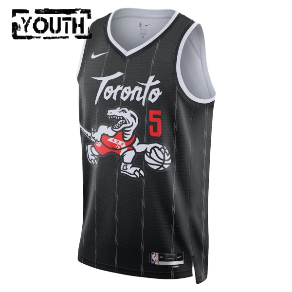 Nike Dječji Dres Toronto Raptors Immanuel Quickley City Edition 2025/26 Swingman Crna