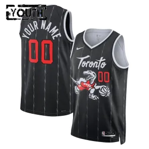 Nike Dječji Dres Toronto Raptors Personalizacija City Edition 2025/26 Swingman Crna