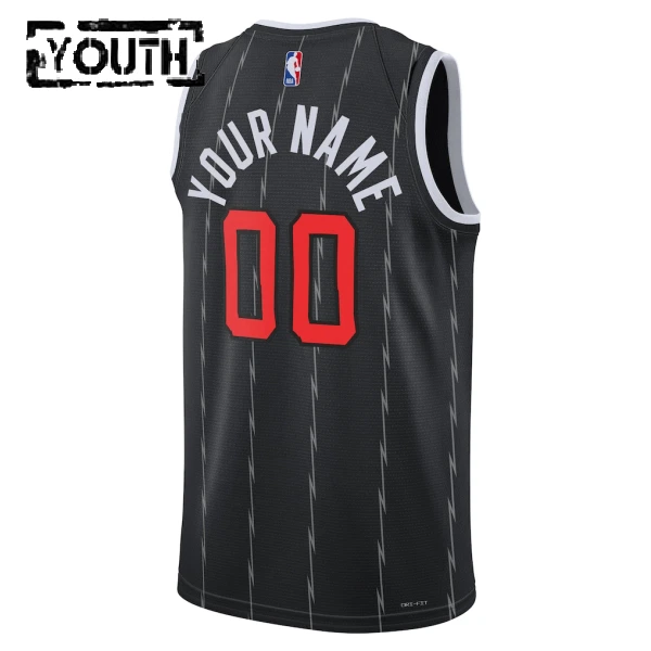 Nike Dječji Dres Toronto Raptors Personalizacija City Edition 2025/26 Swingman Crna