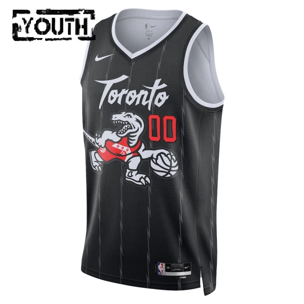 Nike Dječji Dres Toronto Raptors Personalizacija City Edition 2025/26 Swingman Crna
