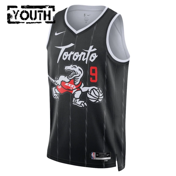 Nike Dječji Dres Toronto Raptors RJ Barrett City Edition 2025/26 Swingman Crna