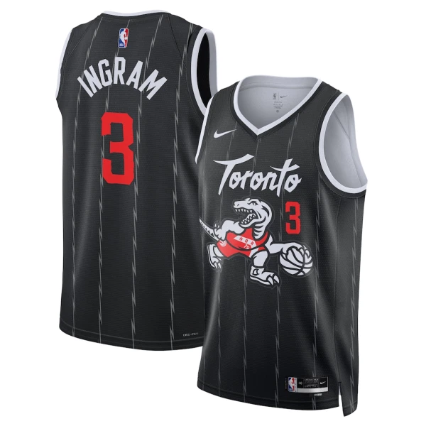Nike Muški Dres Toronto Raptors Brandon Ingram City Edition 2025/26 Swingman Crna