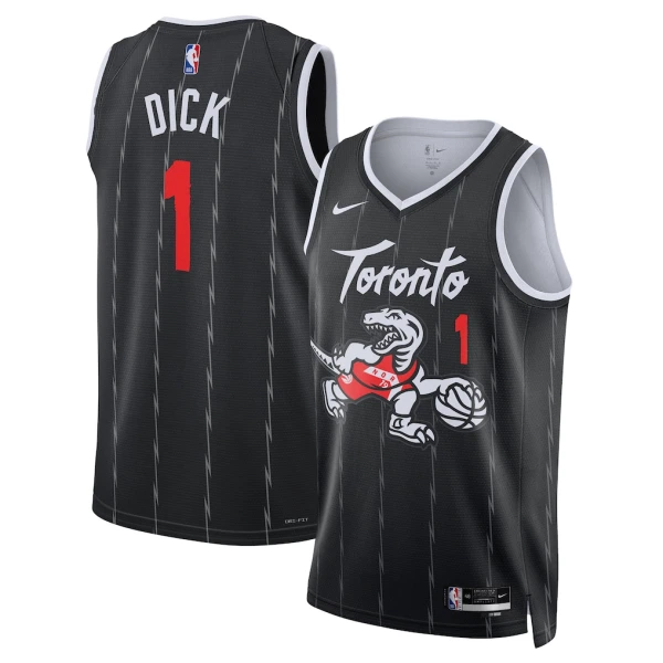 Nike Muški Dres Toronto Raptors Grady Dick City Edition 2025/26 Swingman Crna Nike Muški Dres Toronto Raptors Grady Dick City Edition 2025/26 Swingman Crna