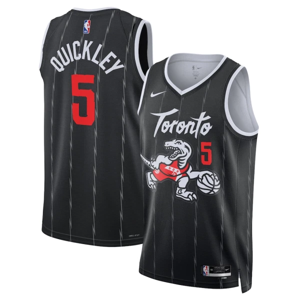 Nike Muški Dres Toronto Raptors Immanuel Quickley City Edition 2025/26 Swingman Crna