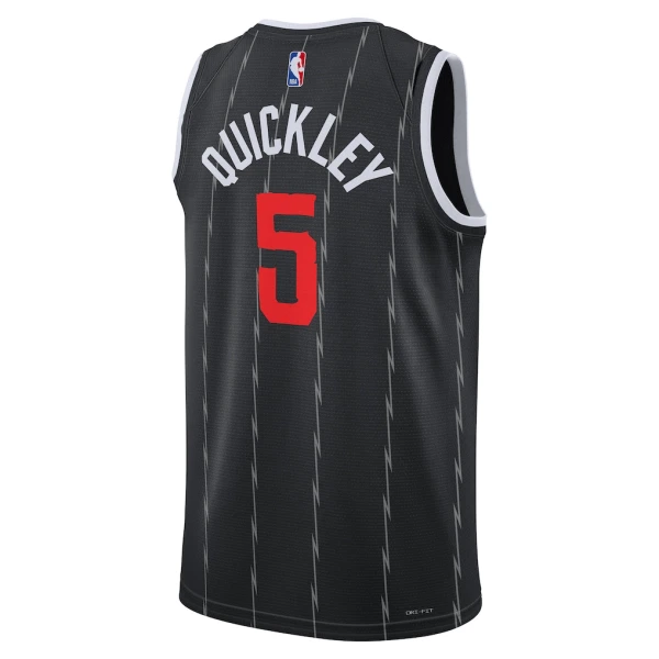 Nike Muški Dres Toronto Raptors Immanuel Quickley City Edition 2025/26 Swingman Crna
