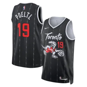Nike Muški Dres Toronto Raptors Jakob Poeltl City Edition 2025/26 Swingman Crna