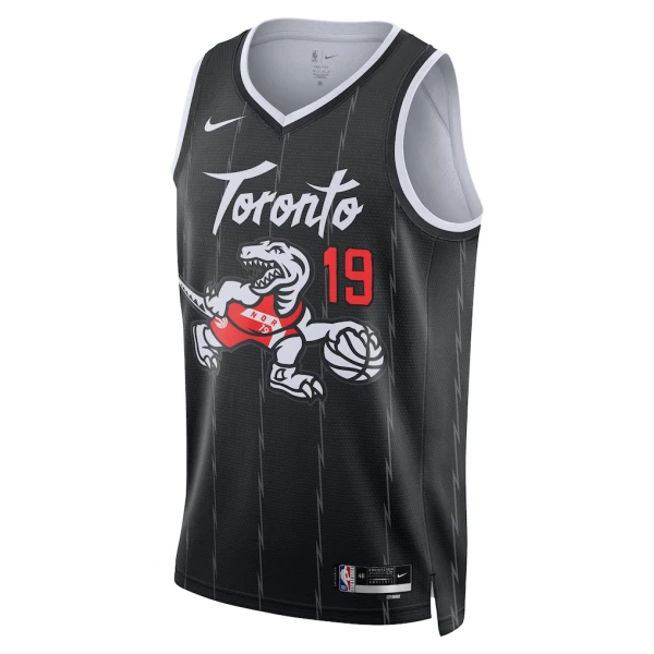 Nike Muški Dres Toronto Raptors Jakob Poeltl City Edition 2025/26 Swingman Crna