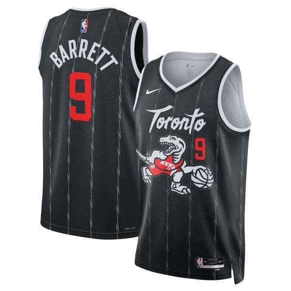 Nike Muški Dres Toronto Raptors RJ Barrett City Edition 2025/26 Swingman Crna
