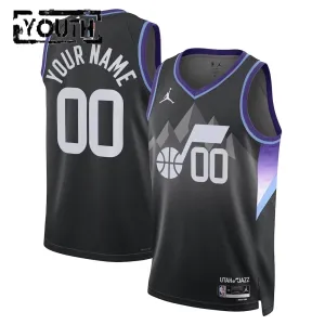 Dječji Dres Utah Jazz Jordan Personalizacija Statement Edition 2025/26 Swingman Crna