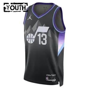 Dječji Dres Utah Jazz Jordan Walter Clayton JR Statement Edition 2025/26 Swingman Crna