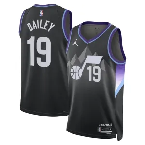 Muški Dres Utah Jazz Jordan Ace Bailey Statement Edition 2025/26 Swingman Crna