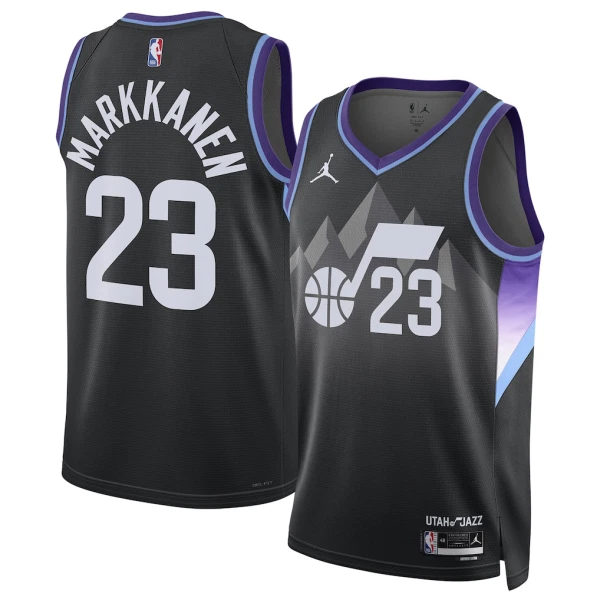 Muški Dres Utah Jazz Jordan Lauri Markkanen Statement Edition 2025/26 Swingman Crna