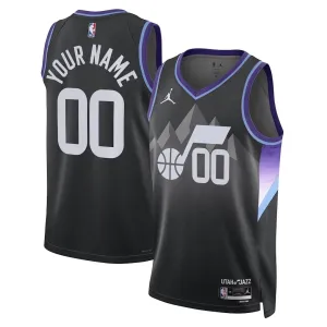 Muški Dres Utah Jazz Jordan Personalizacija Statement Edition 2025/26 Swingman Crna