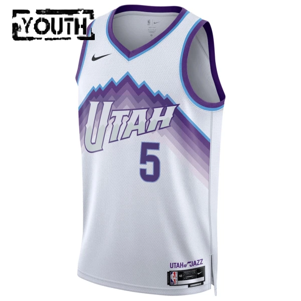 Nike Dječji Dres Utah Jazz Cody Williams Association Edition 2025/26 Swingman Bijela