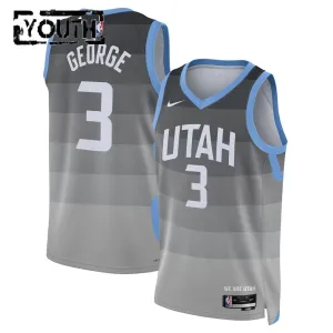 Nike Dječji Dres Utah Jazz Keyonte George City Edition 2025/26 Swingman Sivo