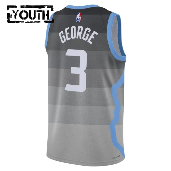 Nike Dječji Dres Utah Jazz Keyonte George City Edition 2025/26 Swingman Sivo