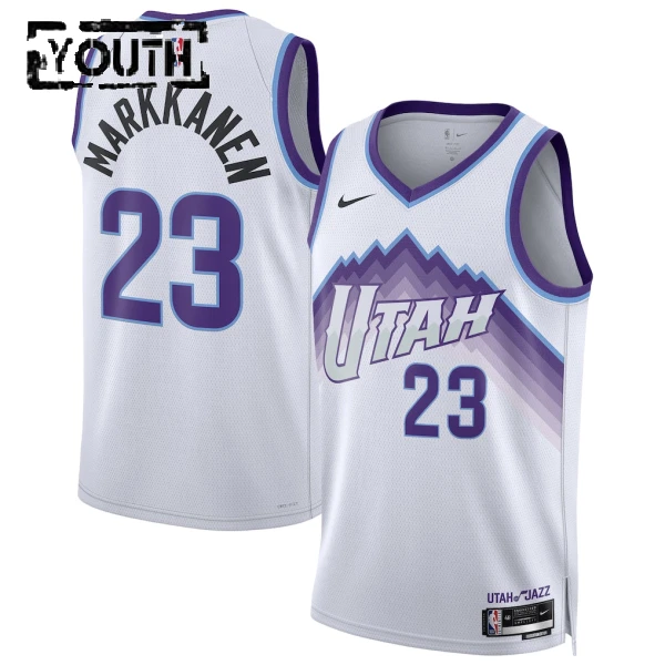 Nike Dječji Dres Utah Jazz Lauri Markkanen Association Edition 2025/26 Swingman Bijela