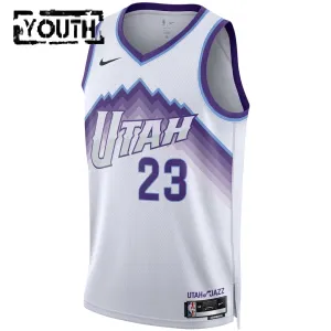 Nike Dječji Dres Utah Jazz Lauri Markkanen Association Edition 2025/26 Swingman Bijela