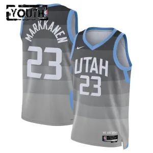 Nike Dječji Dres Utah Jazz Lauri Markkanen City Edition 2025/26 Swingman Sivo