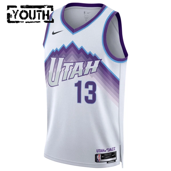 Nike Dječji Dres Utah Jazz Walter Clayton JR Association Edition 2025/26 Swingman Bijela