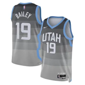 Nike Muški Dres Utah Jazz Ace Bailey City Edition 2025/26 Swingman Sivo