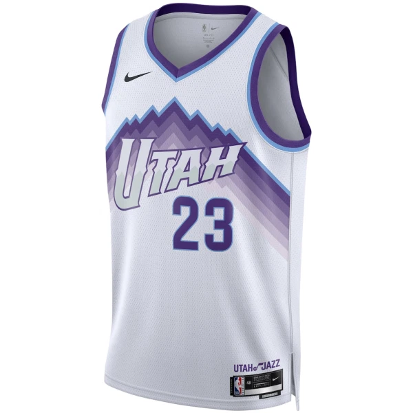 Nike Muški Dres Utah Jazz Lauri Markkanen Association Edition 2025/26 Swingman Bijela