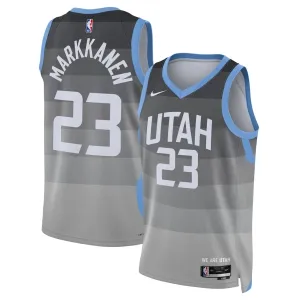 Nike Muški Dres Utah Jazz Lauri Markkanen City Edition 2025/26 Swingman Sivo