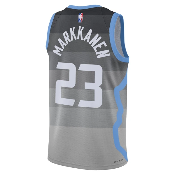 Nike Muški Dres Utah Jazz Lauri Markkanen City Edition 2025/26 Swingman Sivo