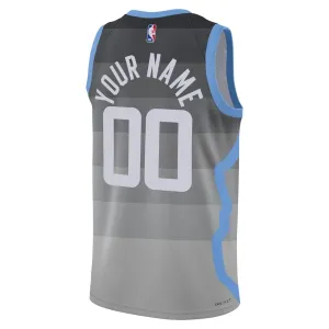Nike Muški Dres Utah Jazz Personalizacija City Edition 2025/26 Swingman Sivo
