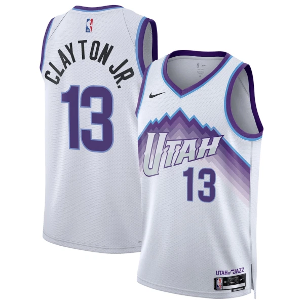 Nike Muški Dres Utah Jazz Walter Clayton JR Association Edition 2025/26 Swingman Bijela