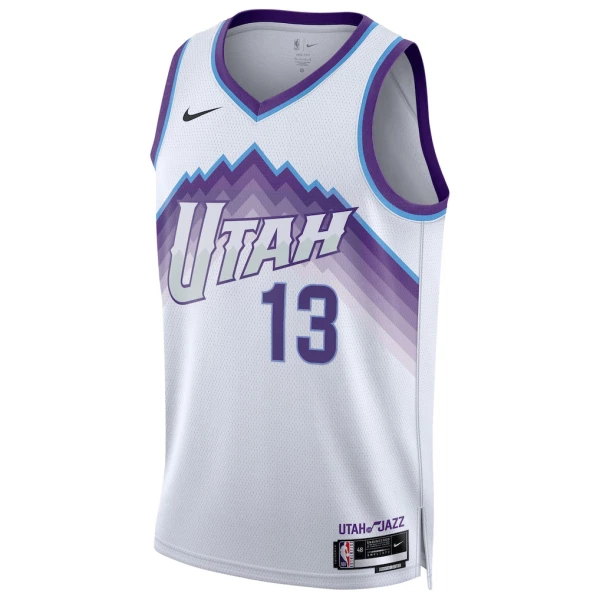 Nike Muški Dres Utah Jazz Walter Clayton JR Association Edition 2025/26 Swingman Bijela