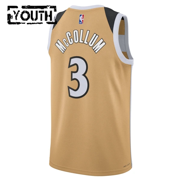 Nike Dječji Dres Washington Wizards CJ Mccollum City Edition 2025/26 Swingman Zlato