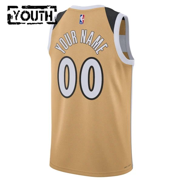 Nike Dječji Dres Washington Wizards Personalizacija City Edition 2025/26 Swingman Zlato
