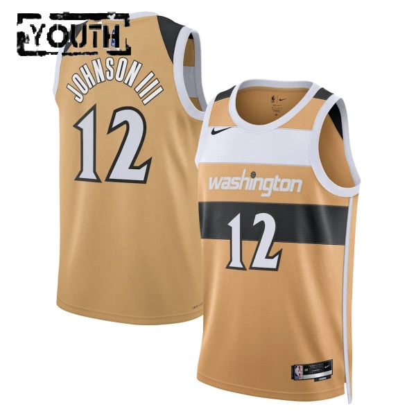 Nike Dječji Dres Washington Wizards Tre Johnson III City Edition 2025/26 Swingman Zlato