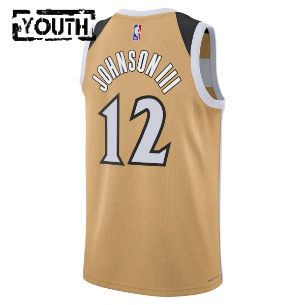Nike Dječji Dres Washington Wizards Tre Johnson III City Edition 2025/26 Swingman Zlato
