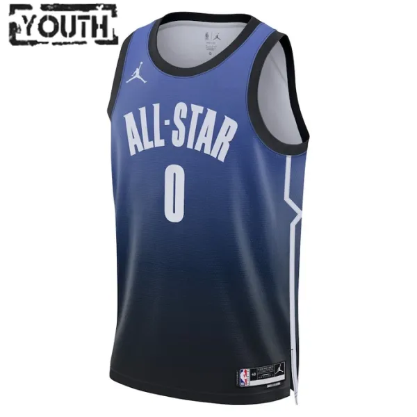 Nike Dječji Dres Damian Lillard 0 All Star 2023 Swingman Plava