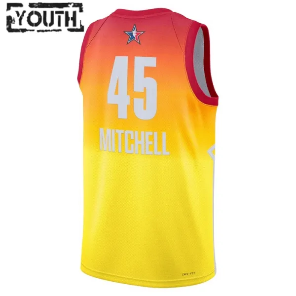 Nike Dječji Dres Donovan Mitchell 45 All Star 2023 Swingman NarančAsto