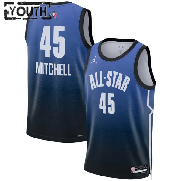 Nike Dječji Dres Donovan Mitchell 45 All Star 2023 Swingman Plava Nike Dječji Dres Donovan Mitchell 45 All Star 2023 Swingman Plava
