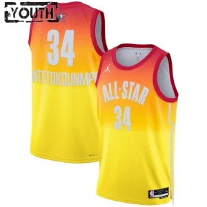 Nike Dječji Dres Giannis Antetokounmpo 34 All Star 2023 Swingman NarančAsto