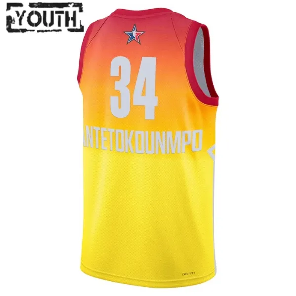 Nike Dječji Dres Giannis Antetokounmpo 34 All Star 2023 Swingman NarančAsto