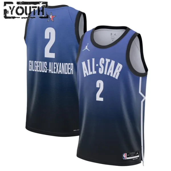 Nike Dječji Dres Shai Gilgeous Alexander 2 All Star 2023 Swingman Plava Nike Dječji Dres Shai Gilgeous Alexander 2 All Star 2023 Swingman Plava