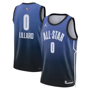 Nike Muški Dres Damian Lillard 0 All Star 2023 Swingman Plava